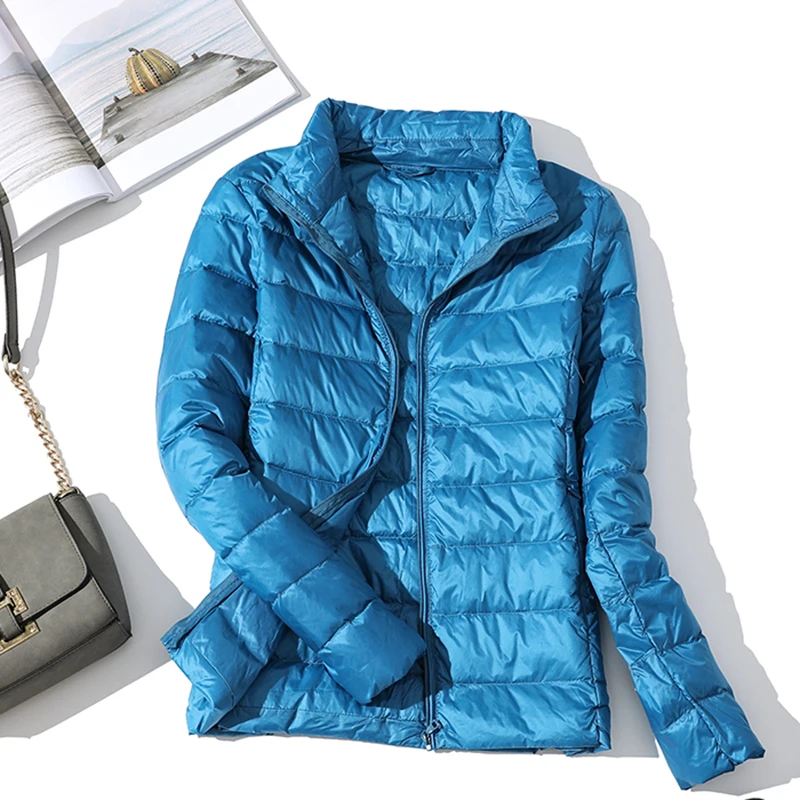Новинка 2020 светильник кие куртки на утином пуху Женское зимнее пальто с