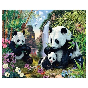 

GATYZTORY 5d DIY Diamond Painting Giant Panda Accessories Mosaic Embroidery hobby Picture Rhinestone Pattern Home Decor