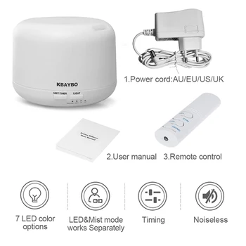 

KBAYBO Essential Oil Diffuser Aromatherapy mist maker for home bedroom with APP Remote Control Humidificador Air Humidifier