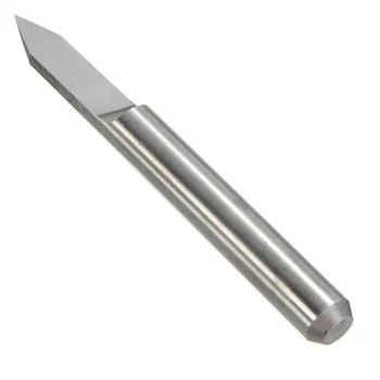 

0.1mm 60 Degree Carbide PCB Board Engraving Bits V-shape CNC Router Tool High Hardness Solid Carbide Router for Polishing3.175mm