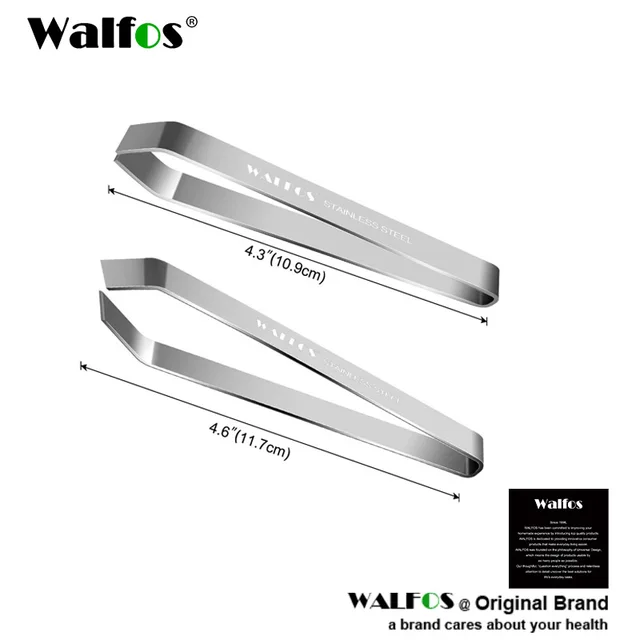 Walfos Stainless Fish Scales Scraping Graters Fast Remove Cleaning Peeler Scraper Fish Bone Tweezers Kitchen Accessorie Tool 2 Piece