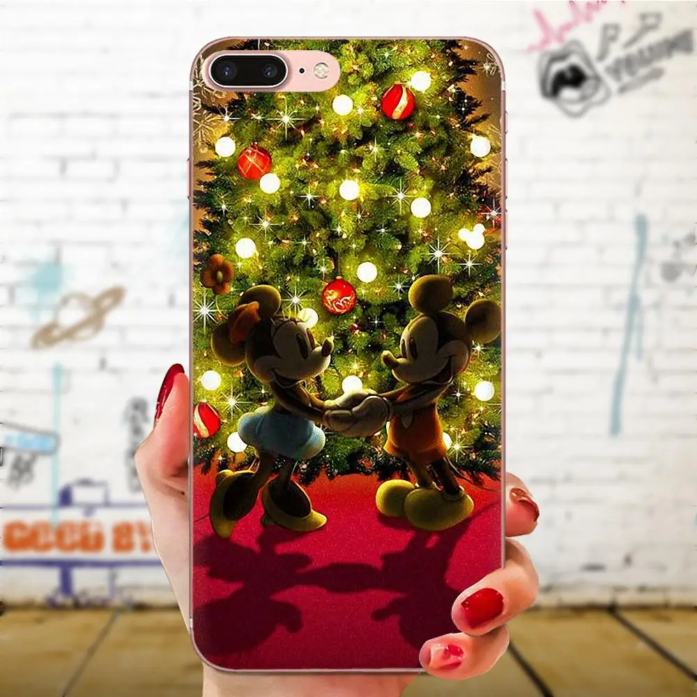 Новогодний мягкий протектор мыши для Xiaomi Redmi Mi 4 7A 9T K20 CC9 CC9e Note 7 9 Y3 SE Pro Prime Go