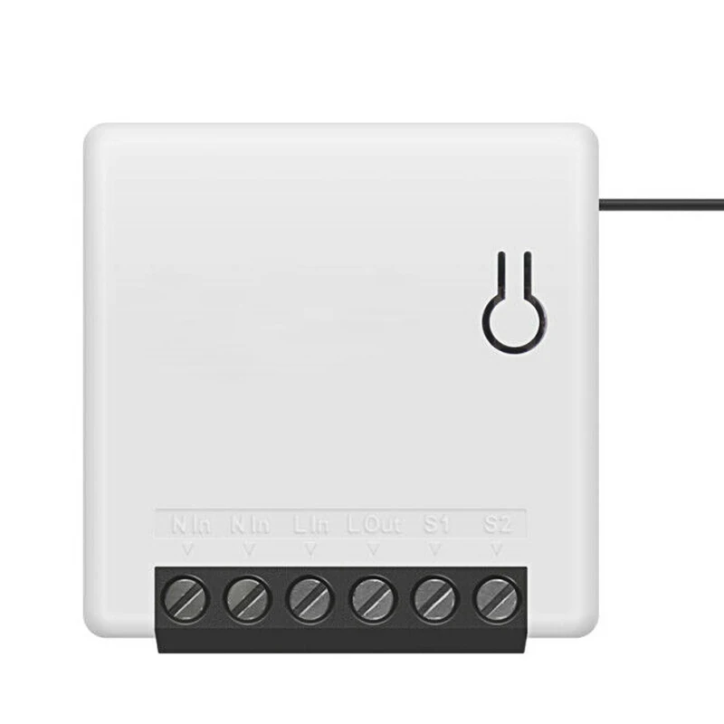 

Mini Wifi Intelligent Dual Control Switch APP Remote Control Smart Switch _WK