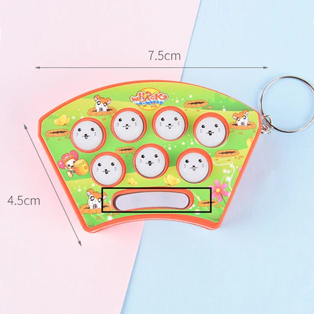 New Fun Mini Gopher Children's Palm Hands-on Speed Game with Light Music Puzzle Kids Holiday Toy Gift 3