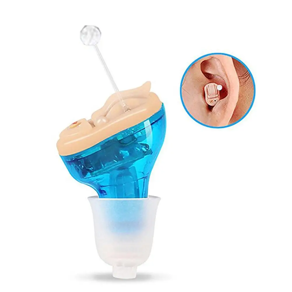 Mini invisible CIC Hearing Aid Ear Sound Amplifier Digital Adjustable Hearing Aids Ealderly Deaf Ea