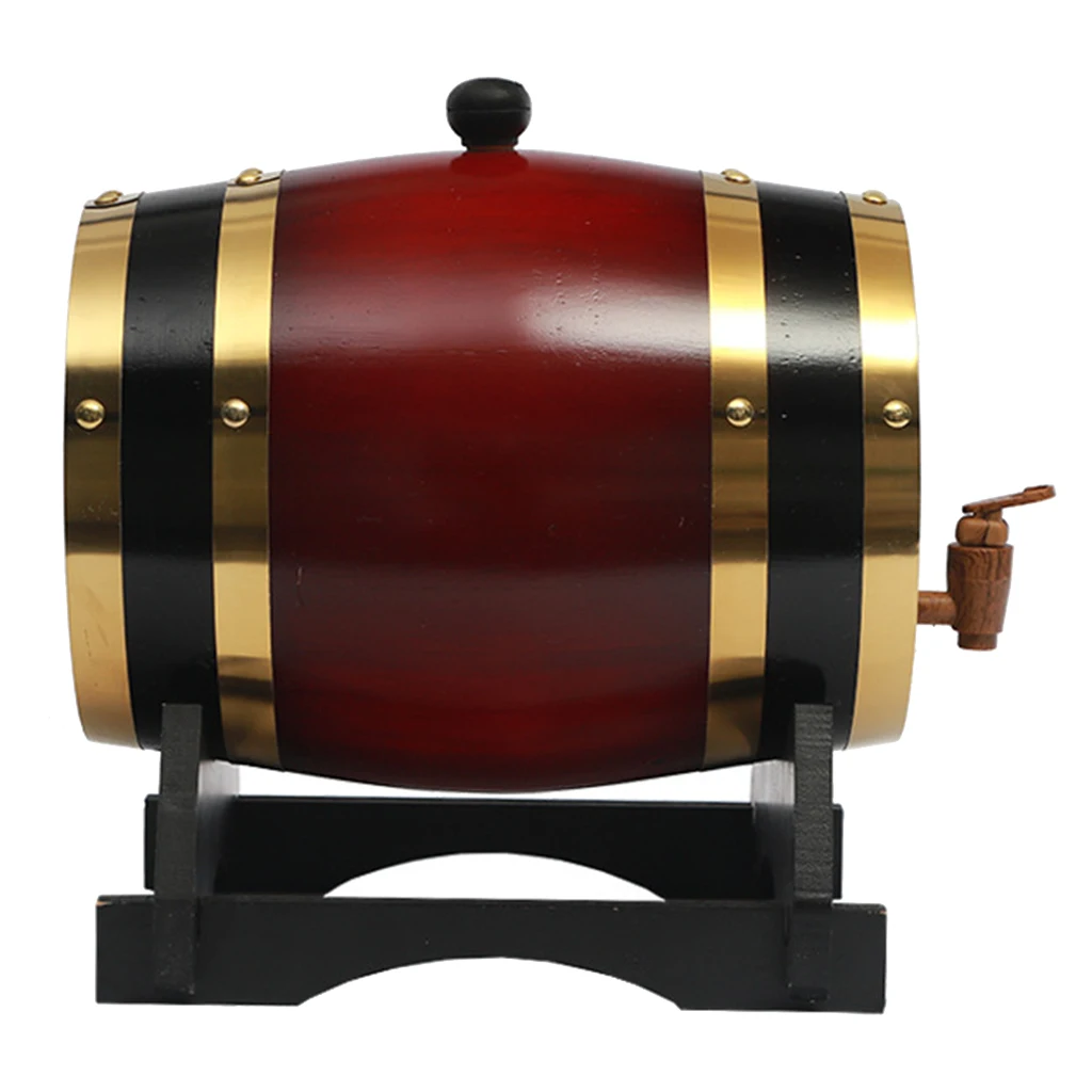 Oak Wine Barrel Brewing Port Storage Casks For Whiskey Home Hotel Decoration