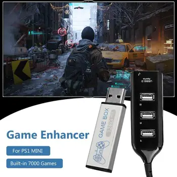 

128G Game Enhancer Source Simulator Expansion Pack Mini Game Enhancer Built-in 7000 Games for PS1 Mini DN Game Box Accessories