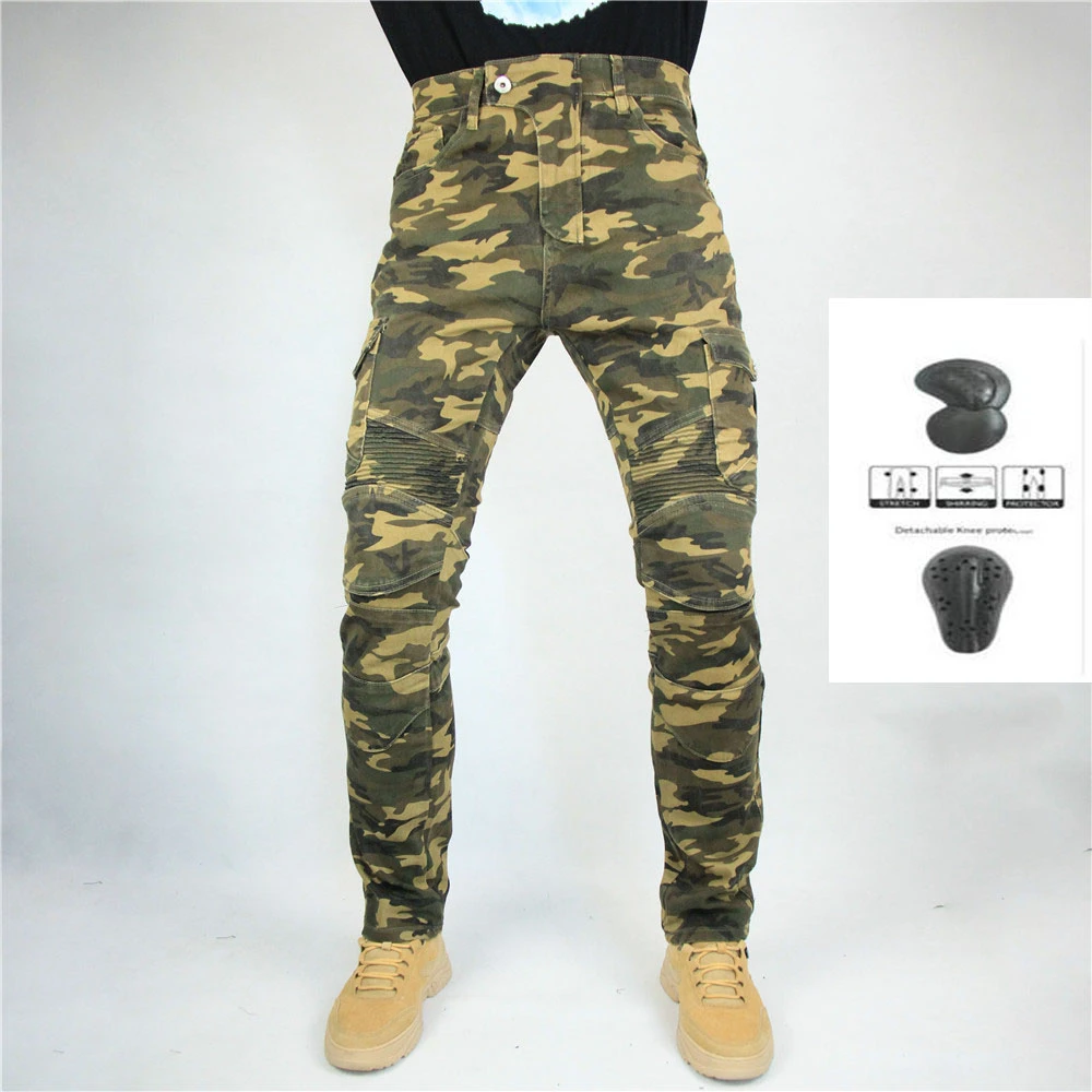 Pantalones vaqueros camuflaje hombre, ropa para montar en versión estándar|Pantalones| - AliExpress