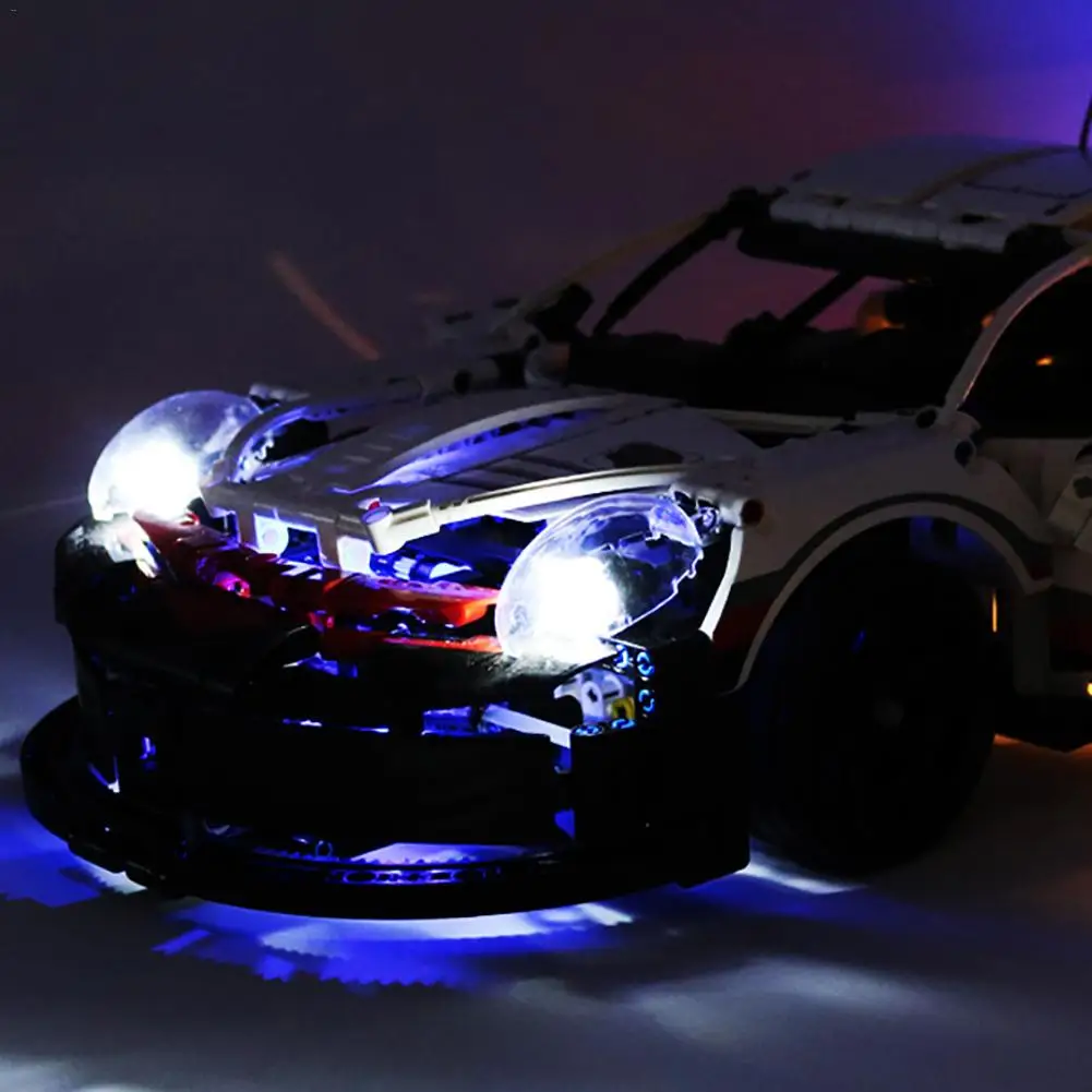 2020 Новый DIY светильник Up Kit совместимый для 42096 технической серии Porsche 911 RSR ing
