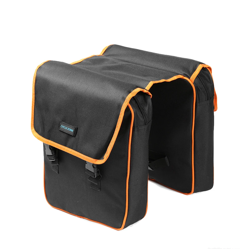 Bike Bag Bicycle Bag Bike Accessory Double Side Travel Bike Trunk Bag Luggage Pannier Back Seat MTB Bicycle Carrier Bag Rear Rack Cycling Bicycle Accessories