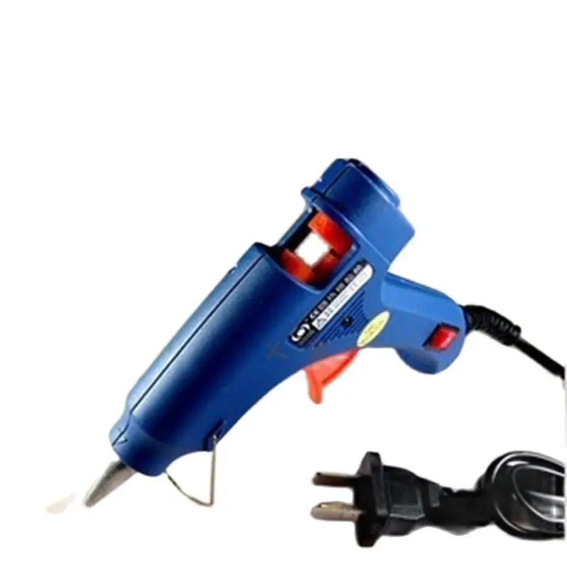 

Send 30 lengthened 7MM rubber strips Heli brand 20W hot melt glue gun constant temperature with switch