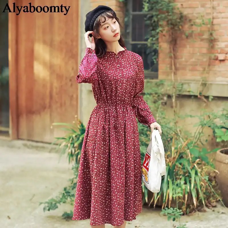 vestido estampado chique