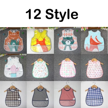 

Brand New Infant Baby Boys Girls Cotton Waterproof Feeding Bandana Bibs Feed Saliva Towel Dribble e