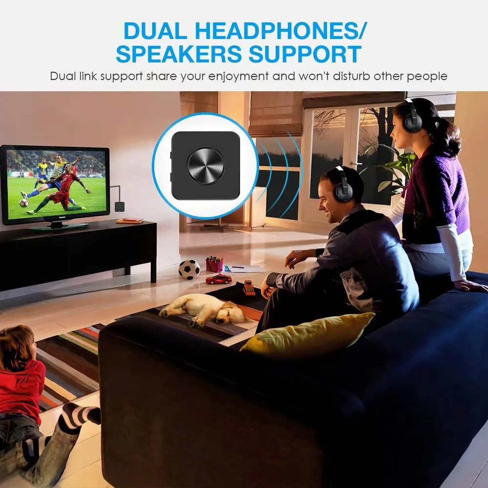 APTX HD Transmitter 2 In 1 Bluetooth 5 0 Receiver Wireless Stereo Adapter With 3 5 RCA Jack For TV Headphones Audio Low Latency