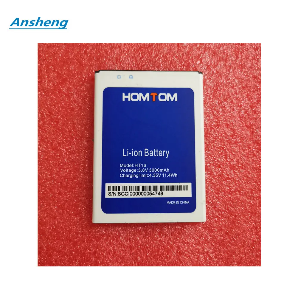 

Ansheng High Quality 3000mAh battery for HOMTOM HT16 HT16S HT16-Pro Mobile Phone