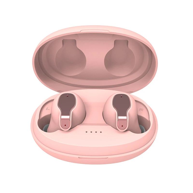 Smart touch-pink Sovawin TWS, Bluetooth 5,0, наушники, беспроводные наушники, Handsfree, сенсорное управление, Bluetooth, двусторонняя стереогарнитура, 420 мА/ч, внешний аккумулятор - Цвет: Smart touch-pink