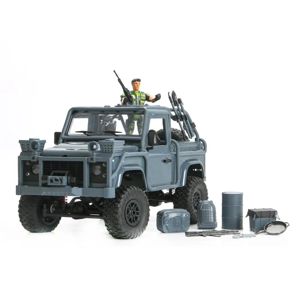 MN-961: 12 4WD радиоуправляемая гусеничная машина 2,4G с дистанционным управлением большая ножка внедорожный гусеничный военный автомобиль модель RTR игрушка для детей подарок