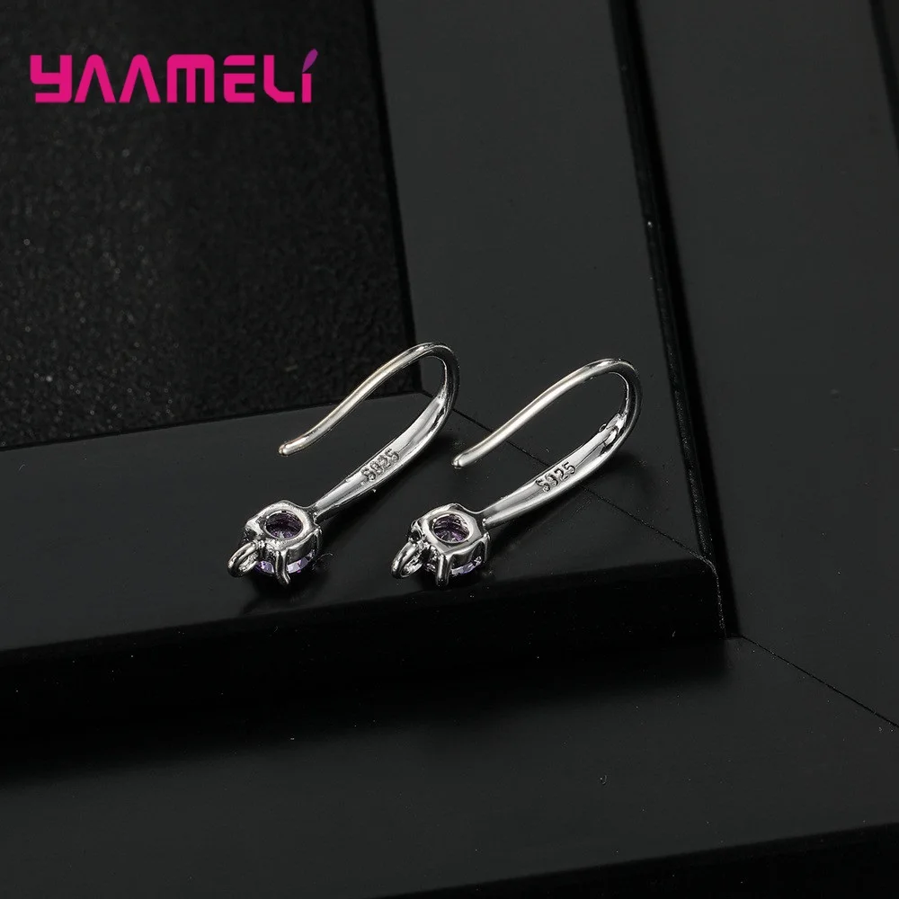 12 Designs Mixed High End 925 Sterling Silver Crystal Jewelry Findings Hot Sale Earrings DIY Making Components Accessories