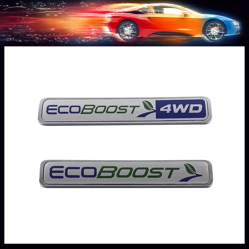 3D Стайлинг автомобиля гибкий топлив ECOBOOST 4WD капот крыло багажник Задняя наклейка