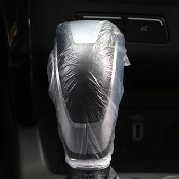

Car Gear Shift Cover Automotive Interior Disposable Plastic 10/20/50/100 PCS Waterproof Universal for Shift Knob Cover