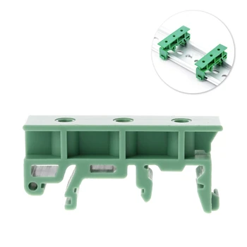 

PCB 35mm DIN Rail Mounting Adapter Circuit Board Bracket Holder Carrier Clips For DIN Rail Mounting 2x Adapter+4x Screws Z9
