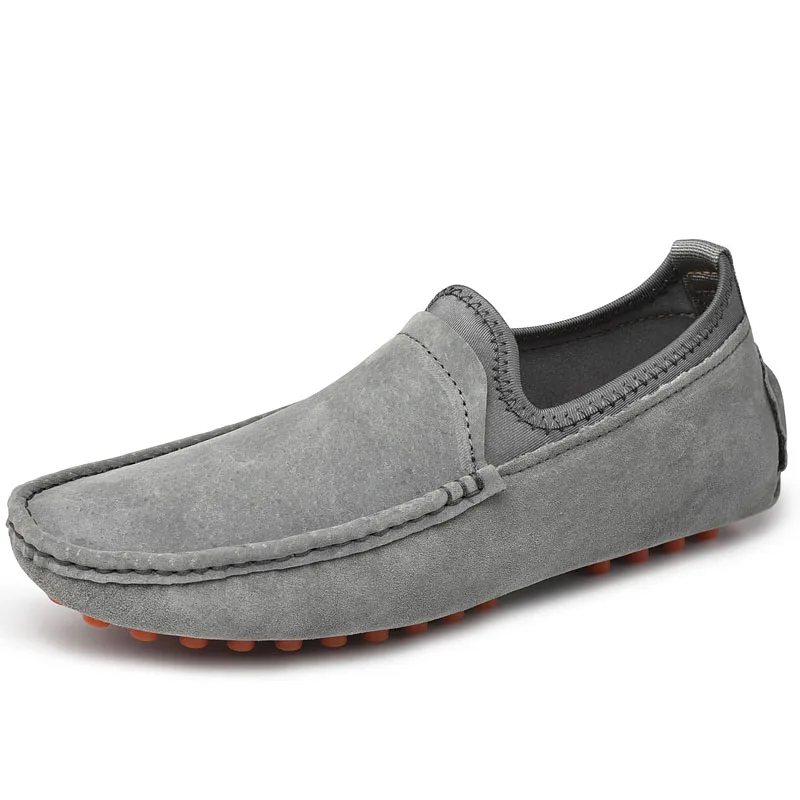 

Autumn and winter new 2021 leather beanie shoes suede leather casual shoes fashion all-match trendy men's shoes