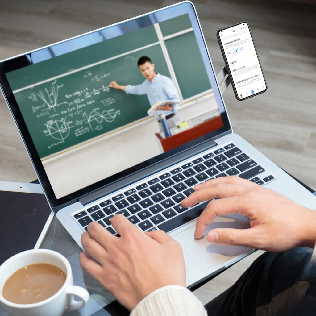 Side Mount Phone or Tablet Holder for Laptop and Computer Monitor Use The Phone Extra Display Laptop Side Clip Phone Holder Side Mount Phone or Tablet Holder for Laptop and Computer Monitor Use The Phone Extra Display Laptop Side Clip Phone Holder