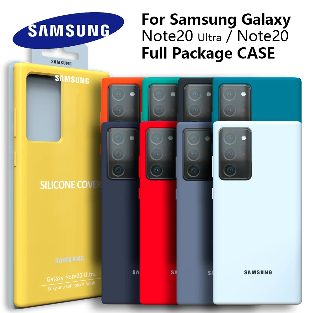 

Note 20 Case Original Samsung Galaxy Note20 Ultra Silky Silicone Cover Quality Soft-Touch Back Protective Samsung Note20 case