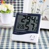 Digital LCD Electronic Ambient Thermometer Humidity Meter Hygrometer Weather Station Aquarium Bathroom Indoor With Alarm Clock ► Photo 1/6