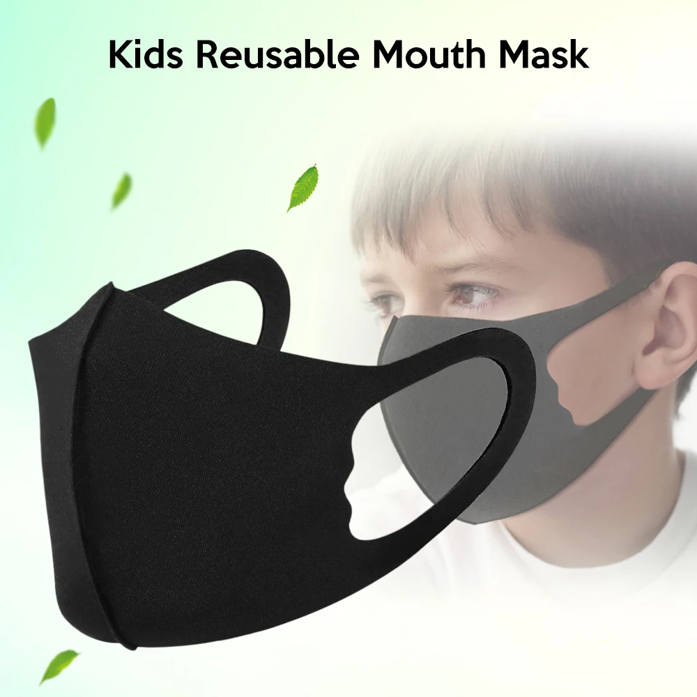 

3PCS Thin Reusable Adult Kids Mouth Mask Anti Pollution Pollen Allergy spandex Face Mask for Cycling Camping Travel Hiking Masks