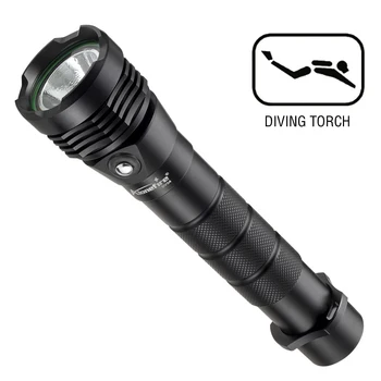 

XHP50 high-power concentrating super bright 7000LM strong light diving flashlight, waterproof 80 meters, 26650 battery