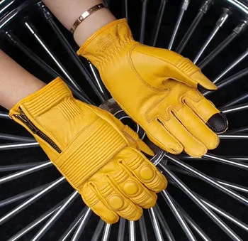 

UGLYBROS motorcycle gloves used Vintage free shipping racing protection gloves leather motorcycle glove for men