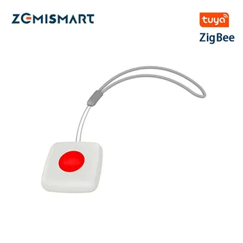

Zemismart Tuya Zigbee Wireless Button Protable Smart Home Switch Smart Life Small Convenient Zigbee One Key Controller