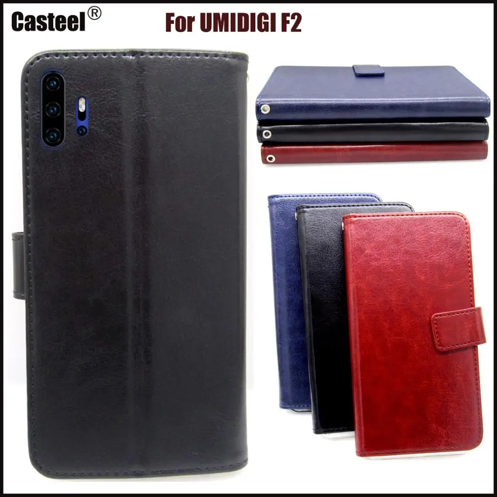 

Casteel Classic Flight Series high quality PU skin leather case For UMIDIGI F2 Case Cover