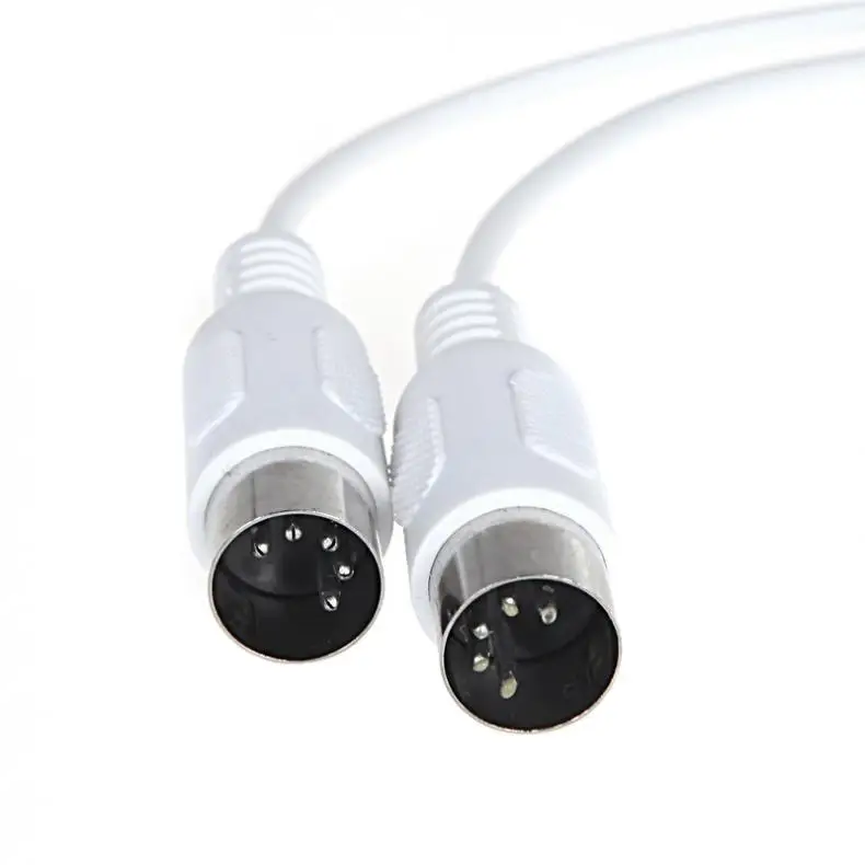 1.5m/4.9ft 3m/9.8ft MIDI Extension Cable 5 pin male to 5 pin male Electric Piano Keyboard Instrument PC Cable MIDI cable electronic musical instrument
