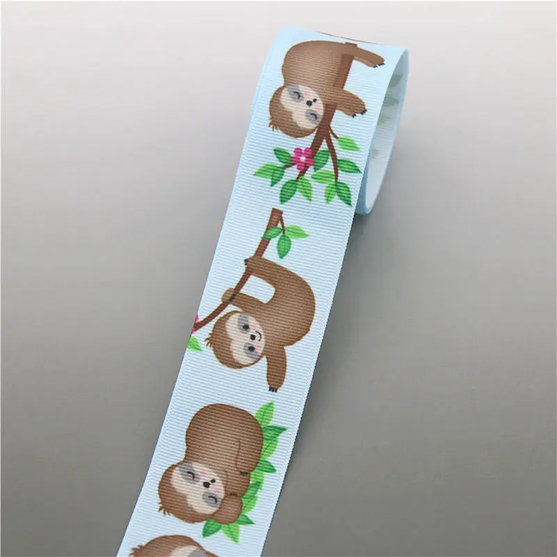 DHK 1,5 ''50 ярдов животные лиса напечатанный Grosgrain ленточный аксессуар Hairbow головной убор украшение «сделай сам» оптом 38 мм S1127 - Цвет: 10301