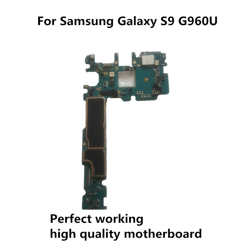 

Used Motherboard For Samsung Galaxy S9 G960U Unlocked Mainboard Logic Board Tested Good OK Plate