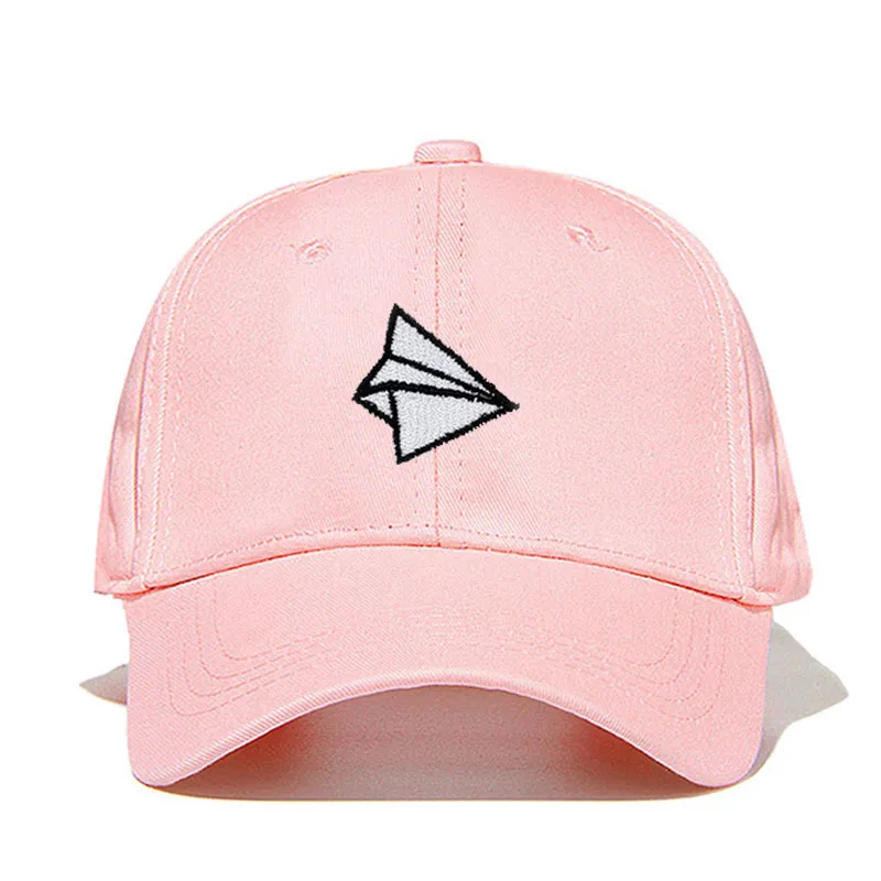 pink paper plane hat