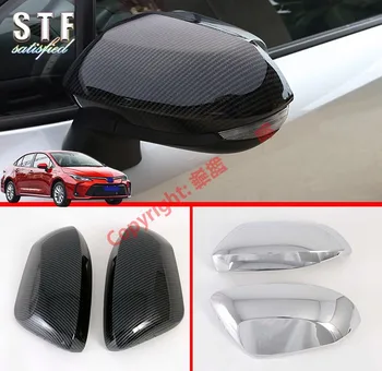 

ABS Car Accessories Side Mirror Cover Trim Rear View Cap Overlay Molding Garnish For Toyota Corolla E210 Sedan 2019 2020