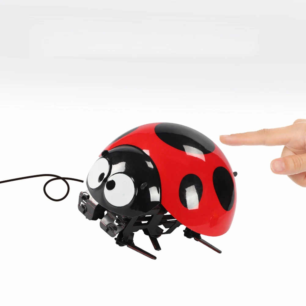 Child simulation remote control ladybug robot birthday christmas funny gift smart outdoor remote control toy insect
