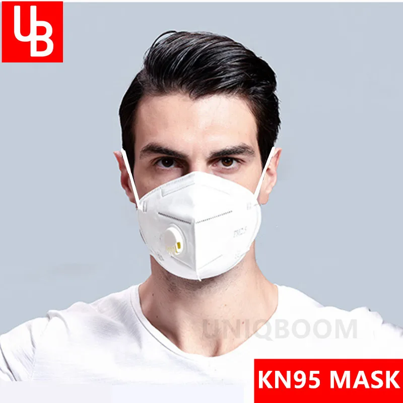

KN95 Mask 95% Filtration Mouth Face Dust Mask Antivirus Protective Filter Air Valved Respirator PM 2.5 Cubrebocas Gas Masks