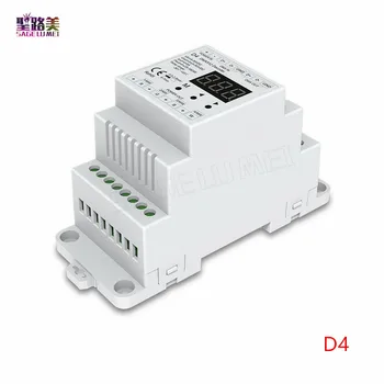 

DC5V 12V 24V 36V 4CH PWM Constant Voltage / Constant Current CC CV DMX Decoder DMX512 LED Controller for RGB/RGBW LED Tape Lamps