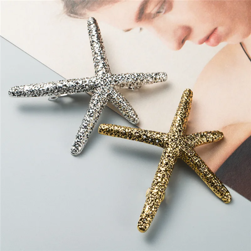 

2019 Fashion Personality Hair Accessories European Metal Bump Irregular Women's Beach Beach Personality Simple Holiday Hair Clip