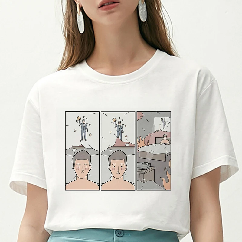 Женская футболка My Depression My Brain My antenance футболка с буквенным принтом новая Harajuku Spoof Повседневная Свободная модная футболка Femme Топы - Цвет: 2998