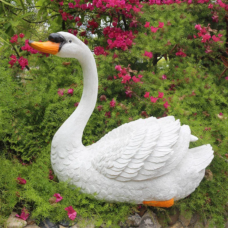 Садовая скульптура для двора искусственное украшение рыбного пруда садовое