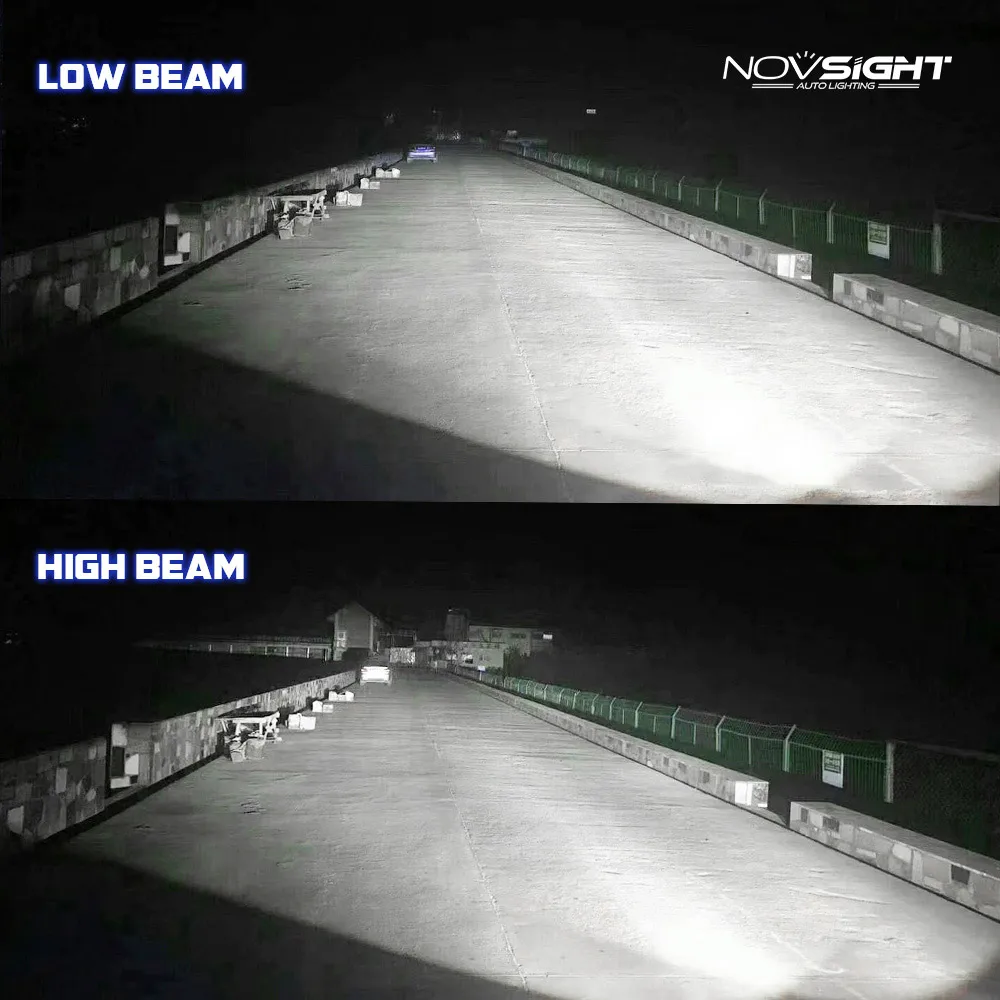 NOVSIGHT супер яркие фары автомобиля H7 светодиодный H4 H8 H11 HB3 9005 HB4 9006 H1 80 Вт 14400lm авто лампы 5500K Автомобильные фары лампы