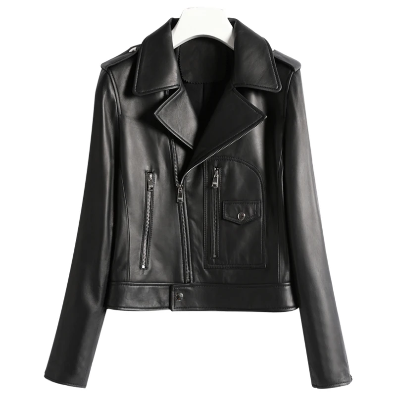 Модная женская куртка Chaqueta Mujer зима осень натуральная кожа Женская 2019 Корейская