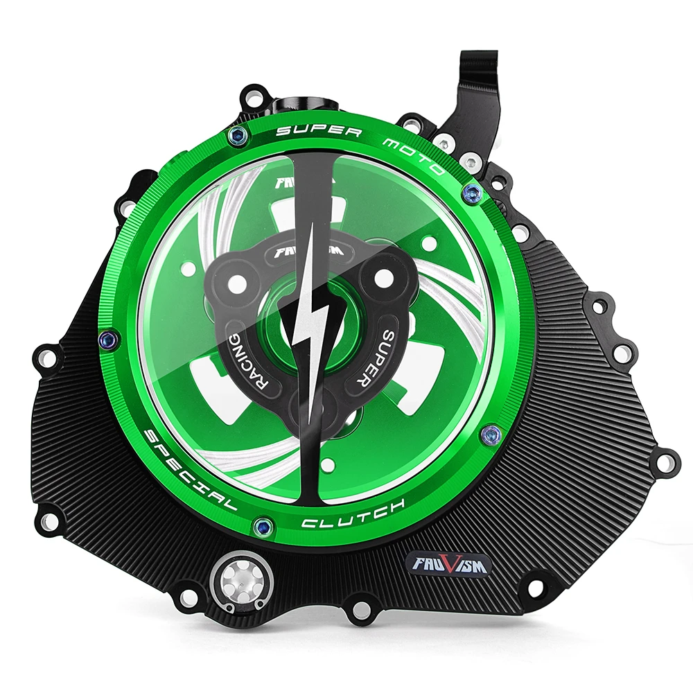 Racing Engine Clear Clutch Cover For Kawasaki Ninja 400 Z400