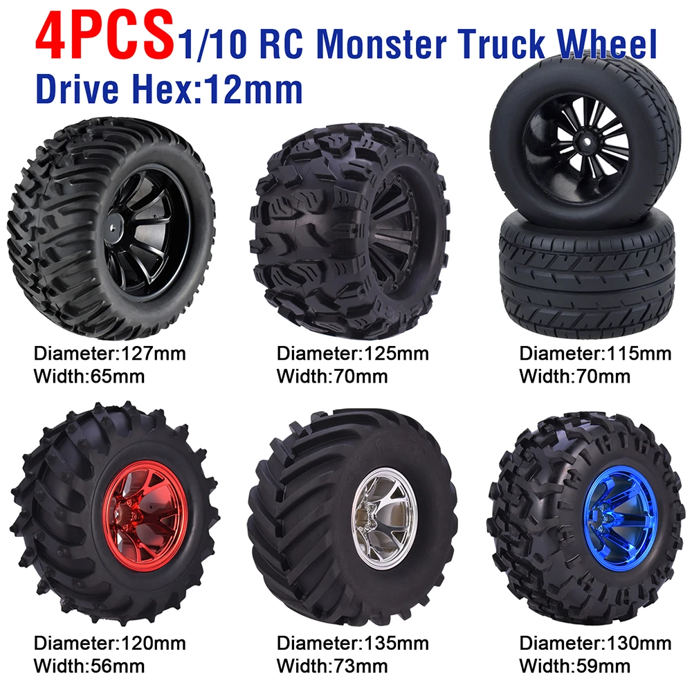 12mm Wheel Hub Hot Wheels Tire For Rc 