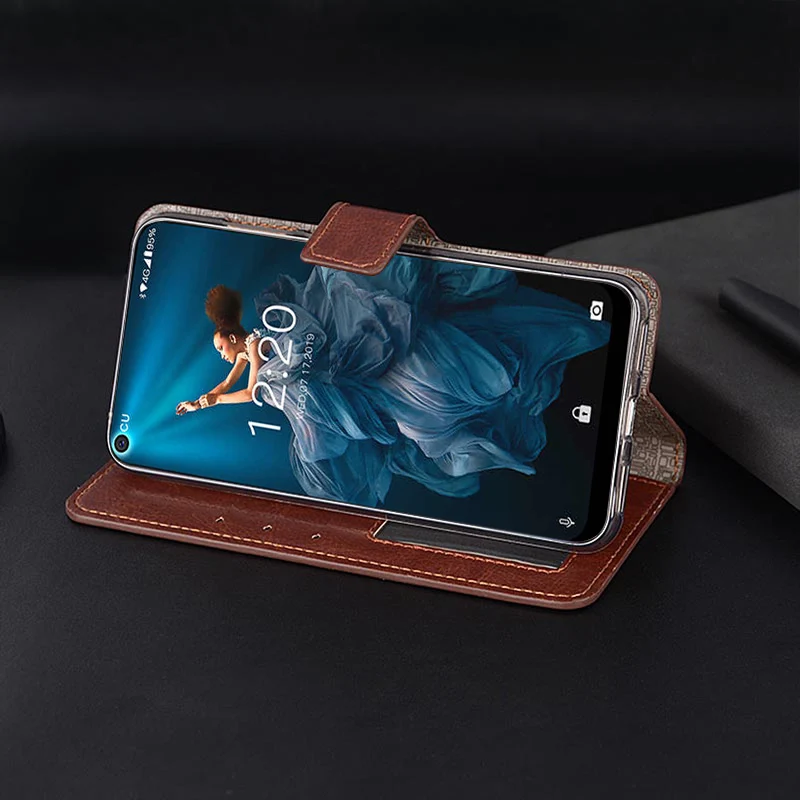 Arrvial кожаный магнитный флип-полиуретановый кошелек для Oukitel C17 Pro C17Pro чехол 6,35 дюймов фоторамка со слотом для карты памяти Чехол-подставка